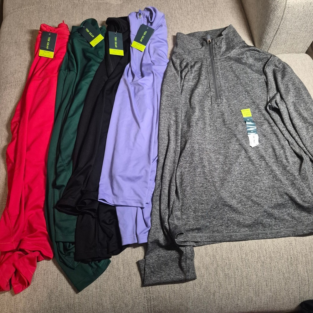 Lot 5 Tek Gear Performance 1/4 zip